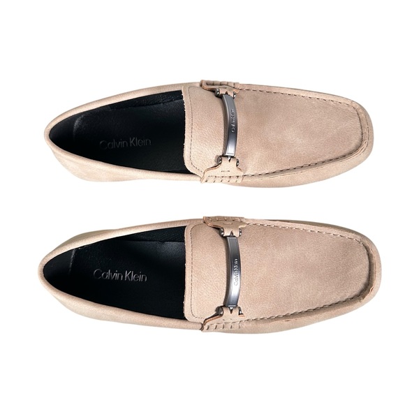 CALVIN KLEIN Otilis Suede Horsebit Loafers in beige - Picture 10 of 10